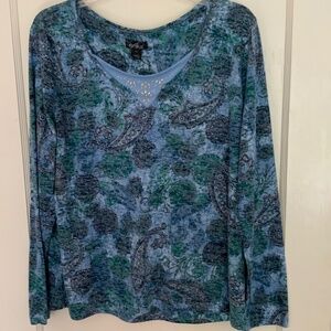 ERIKA long-sleeve pullover, Sz XL